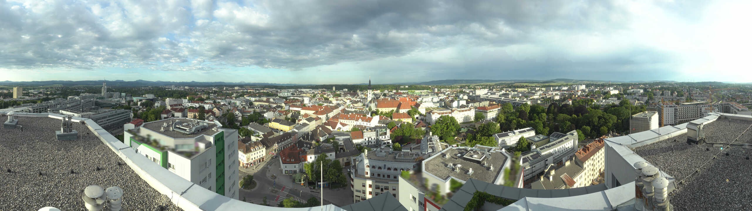 Archived image Webcam St. Pölten - View over the city