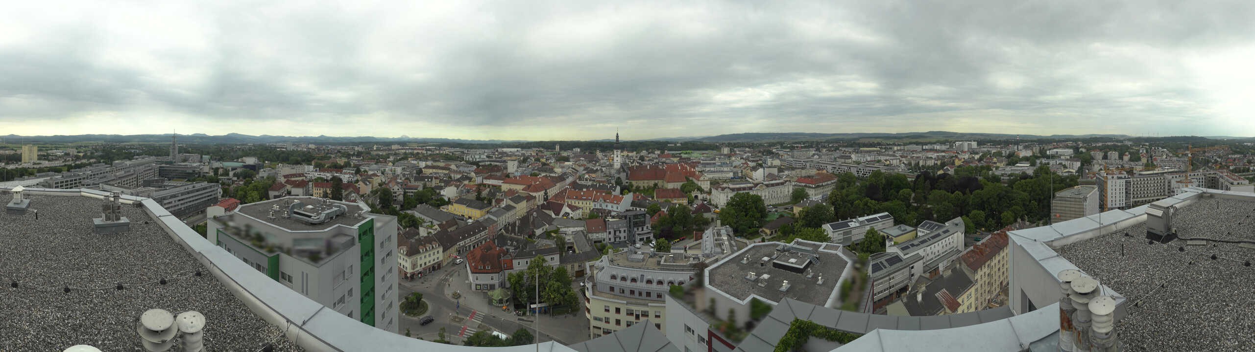 Archived image Webcam St. Pölten - View over the city