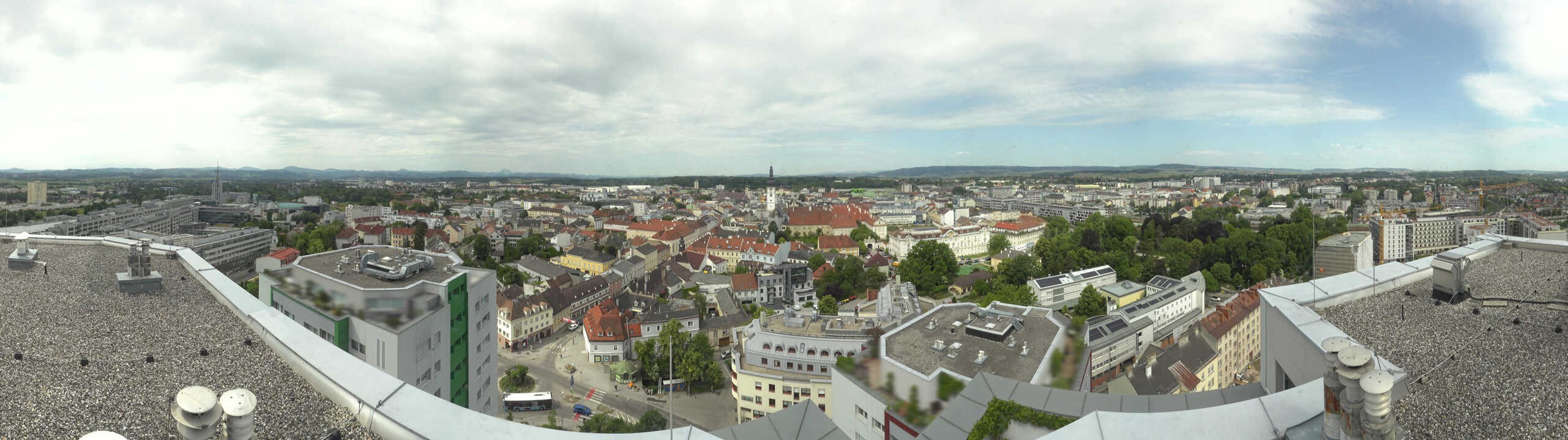 Archived image Webcam St. Pölten - View over the city