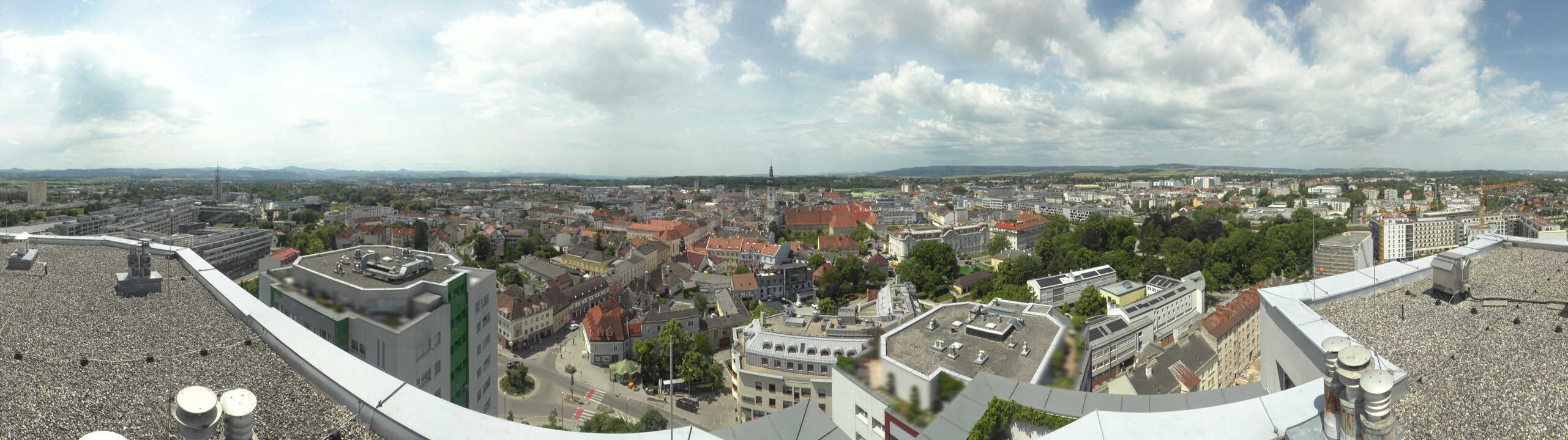 Archived image Webcam St. Pölten - View over the city