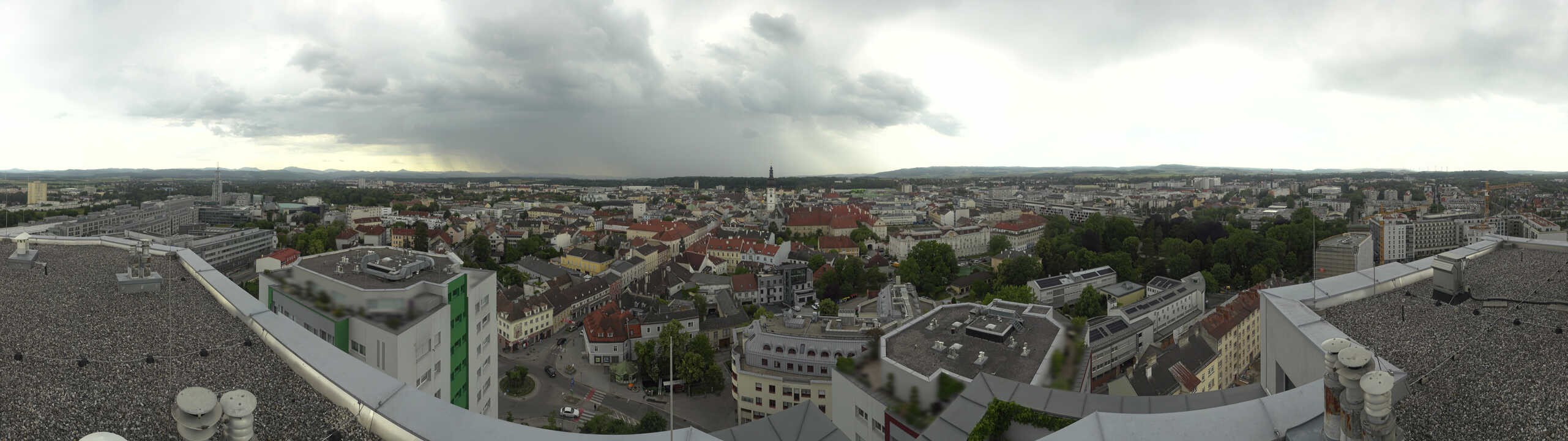 Archived image Webcam St. Pölten - View over the city