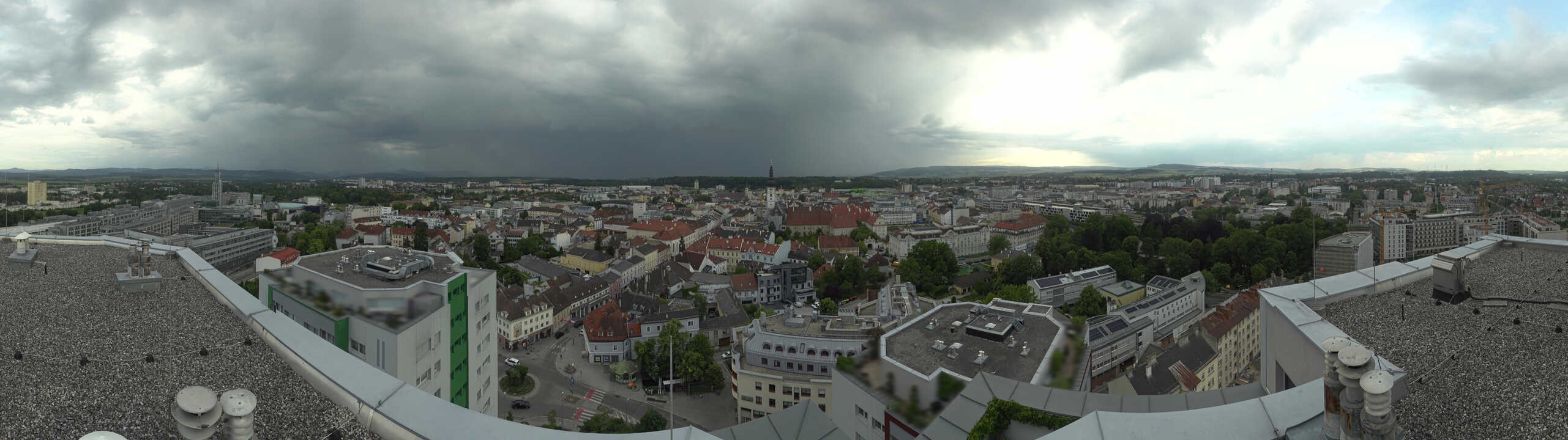 Archived image Webcam St. Pölten - View over the city
