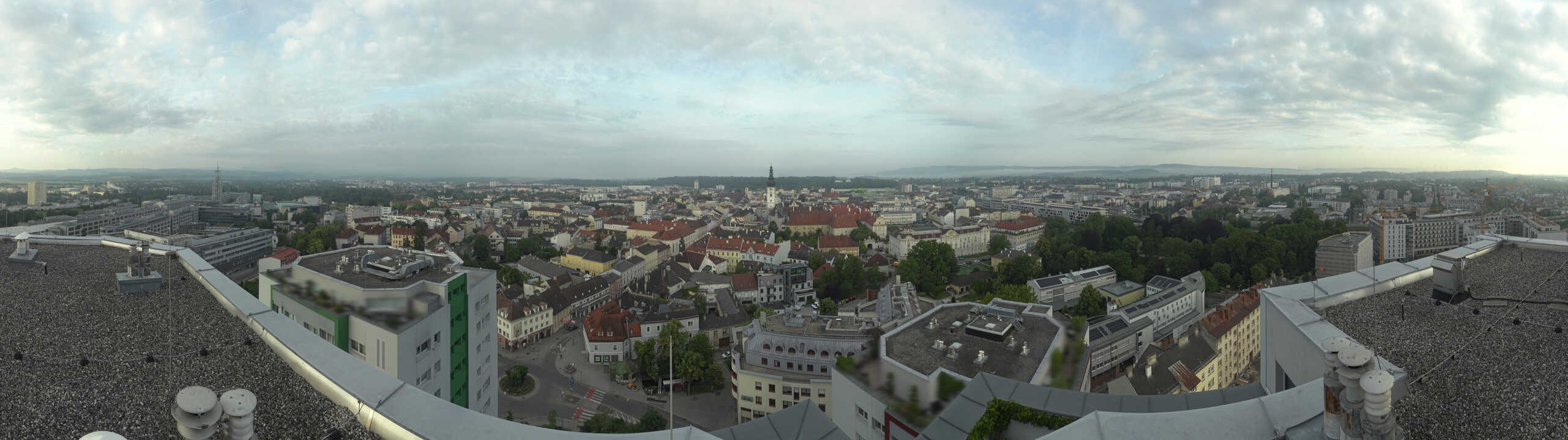 Archiv Foto Webcam St. Pölten - Blick über die Stadt