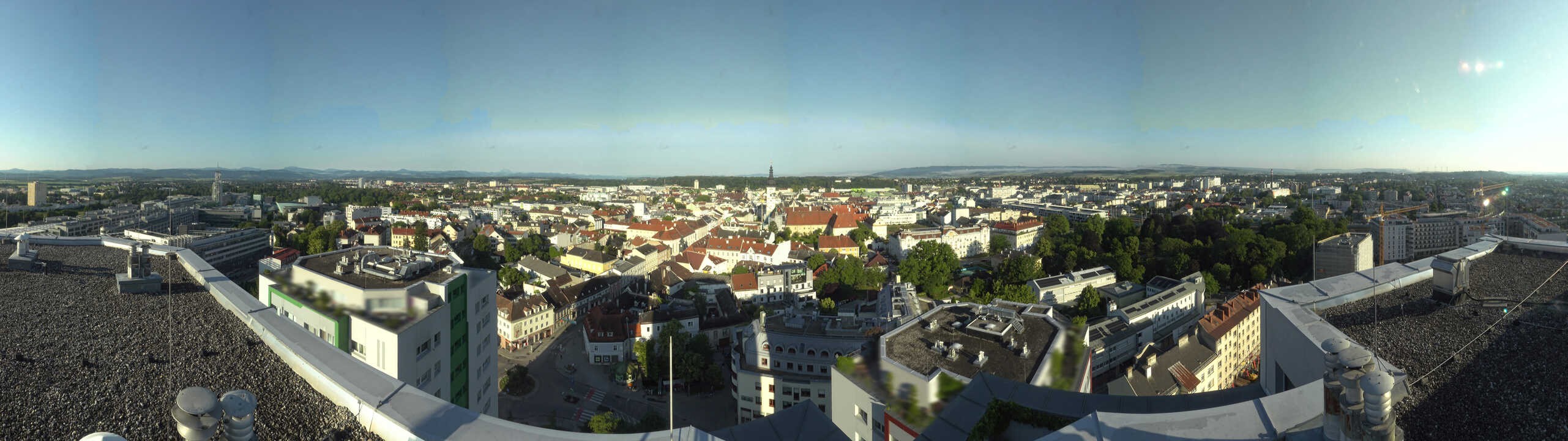 Archiv Foto Webcam St. Pölten - Blick über die Stadt