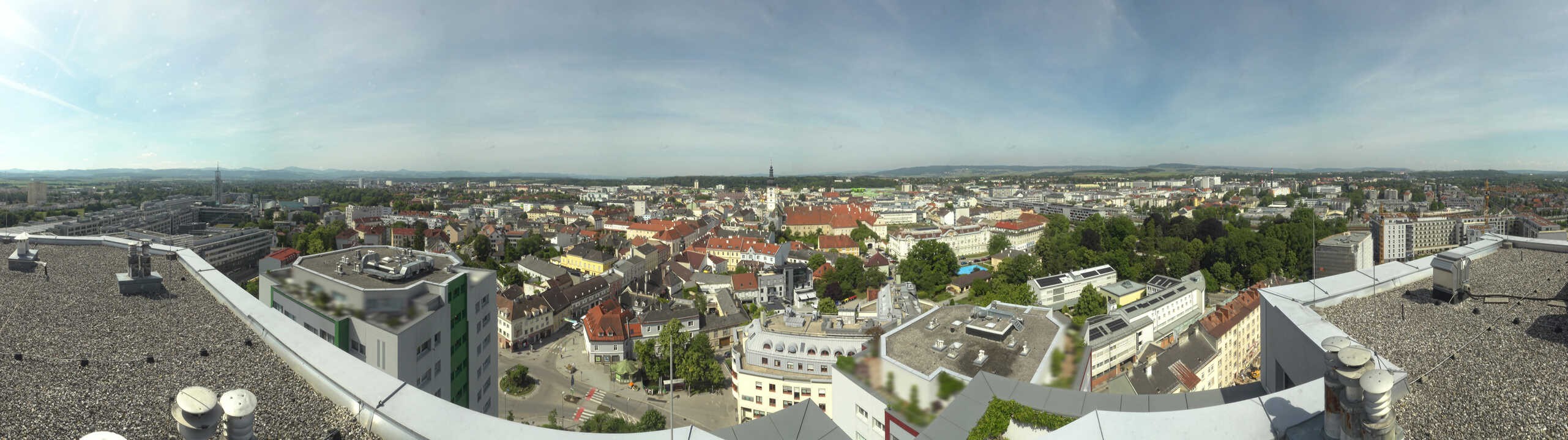 Archiv Foto Webcam St. Pölten - Blick über die Stadt
