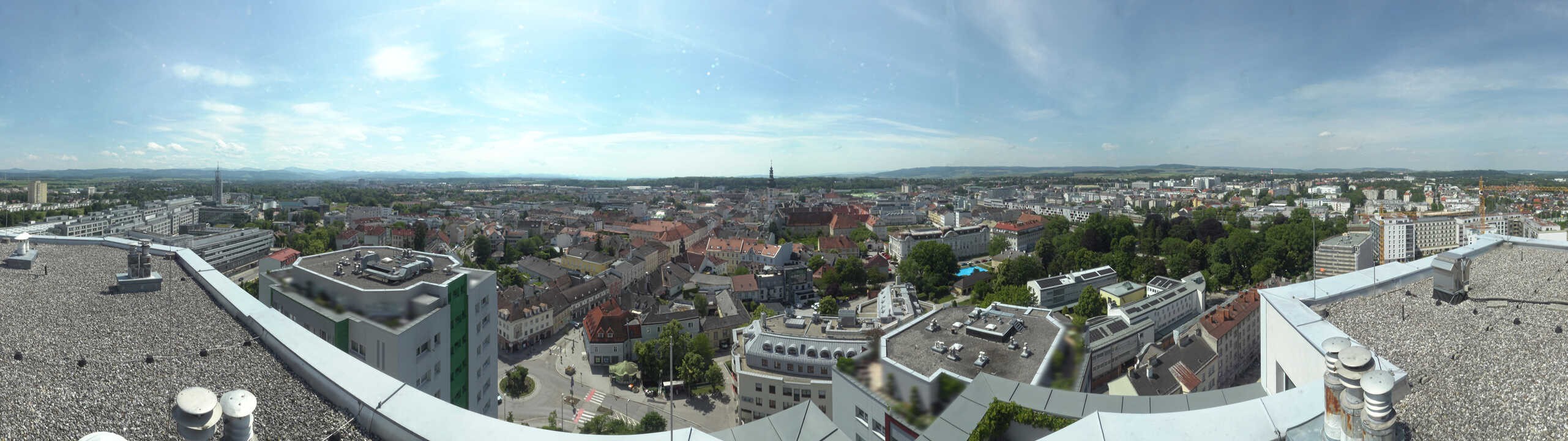 Archiv Foto Webcam St. Pölten - Blick über die Stadt