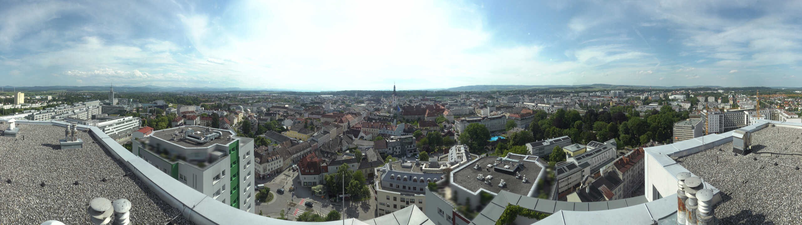 Archiv Foto Webcam St. Pölten - Blick über die Stadt