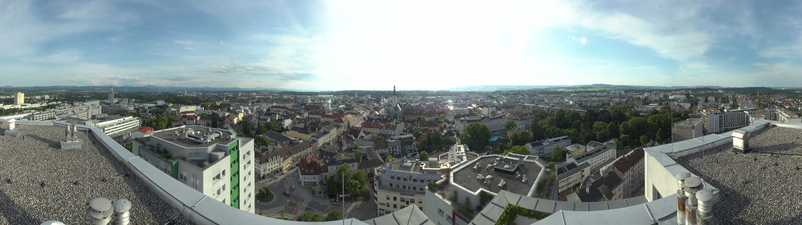 Archiv Foto Webcam St. Pölten - Blick über die Stadt