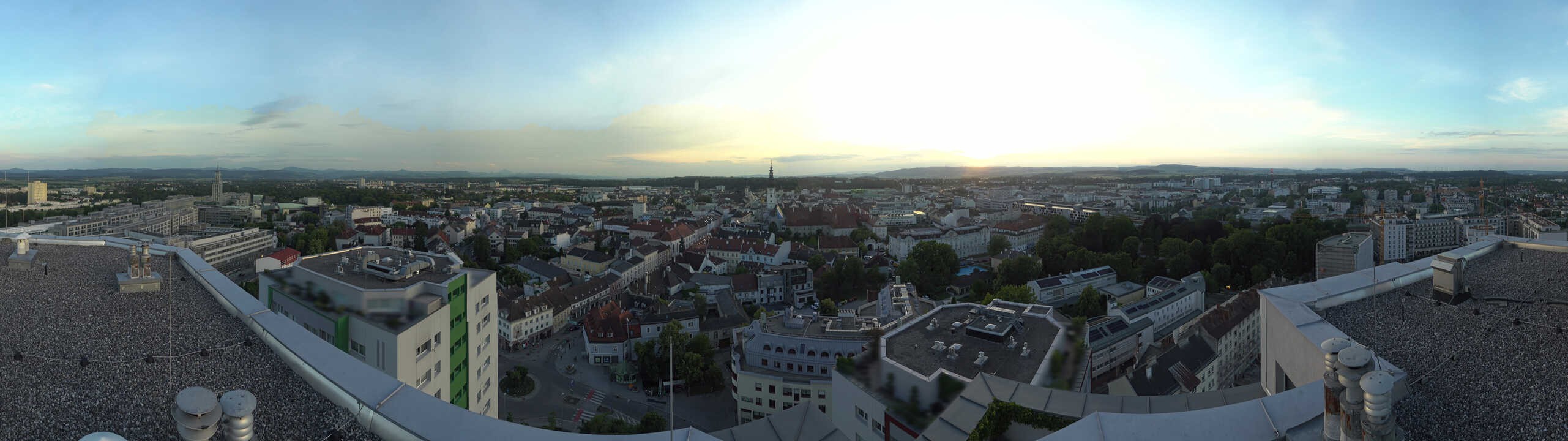 Archiv Foto Webcam St. Pölten - Blick über die Stadt