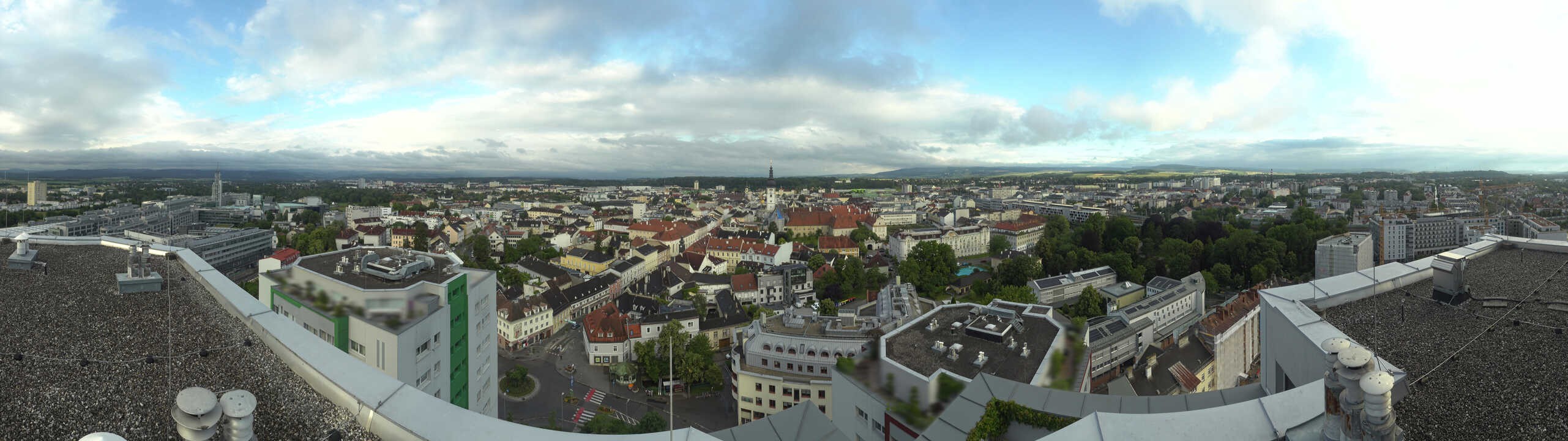 Archiv Foto Webcam St. Pölten - Blick über die Stadt