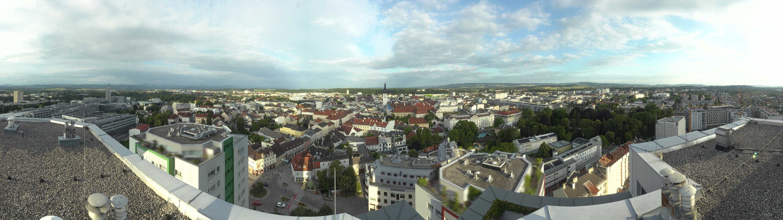 Archiv Foto Webcam St. Pölten - Blick über die Stadt