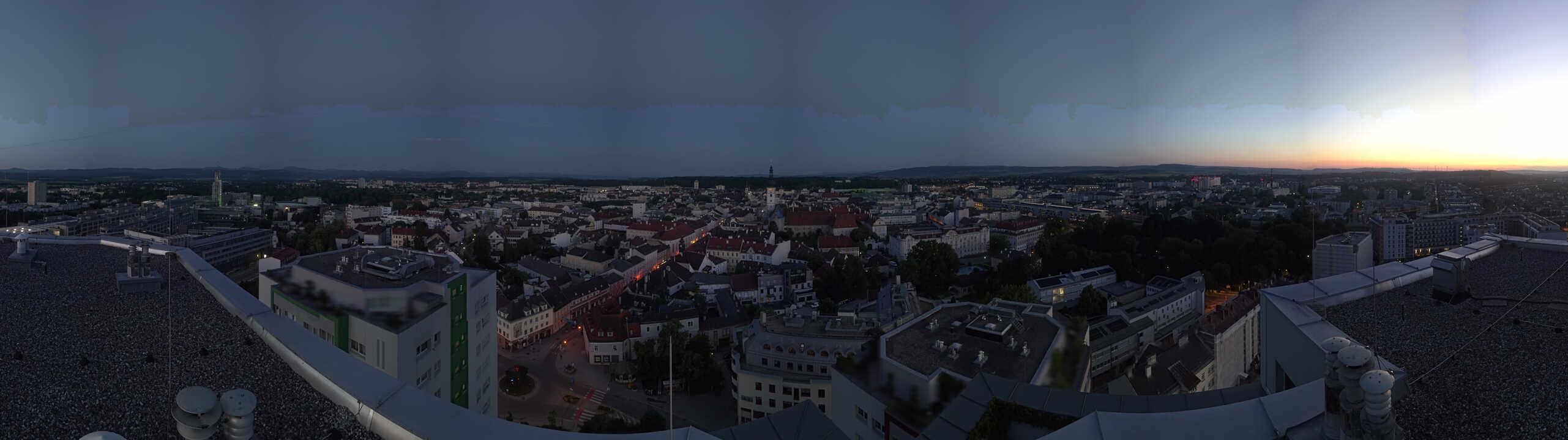 Archiv Foto Webcam St. Pölten - Blick über die Stadt