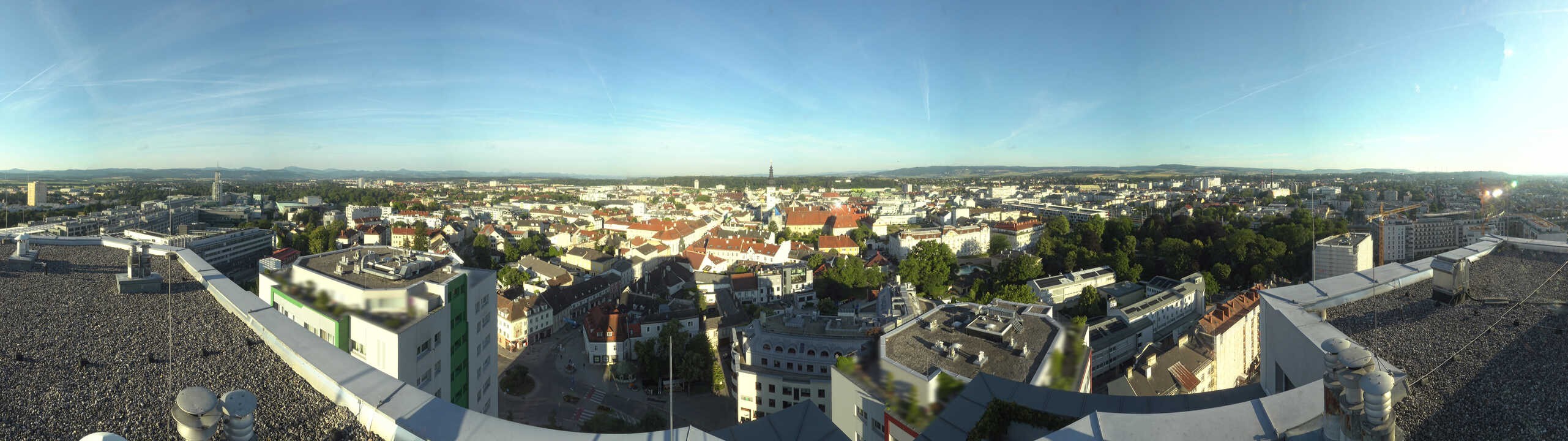 Archiv Foto Webcam St. Pölten - Blick über die Stadt
