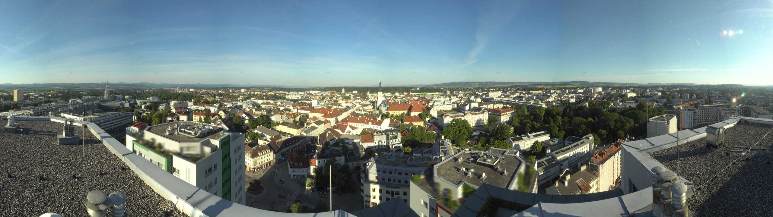 Archiv Foto Webcam St. Pölten - Blick über die Stadt