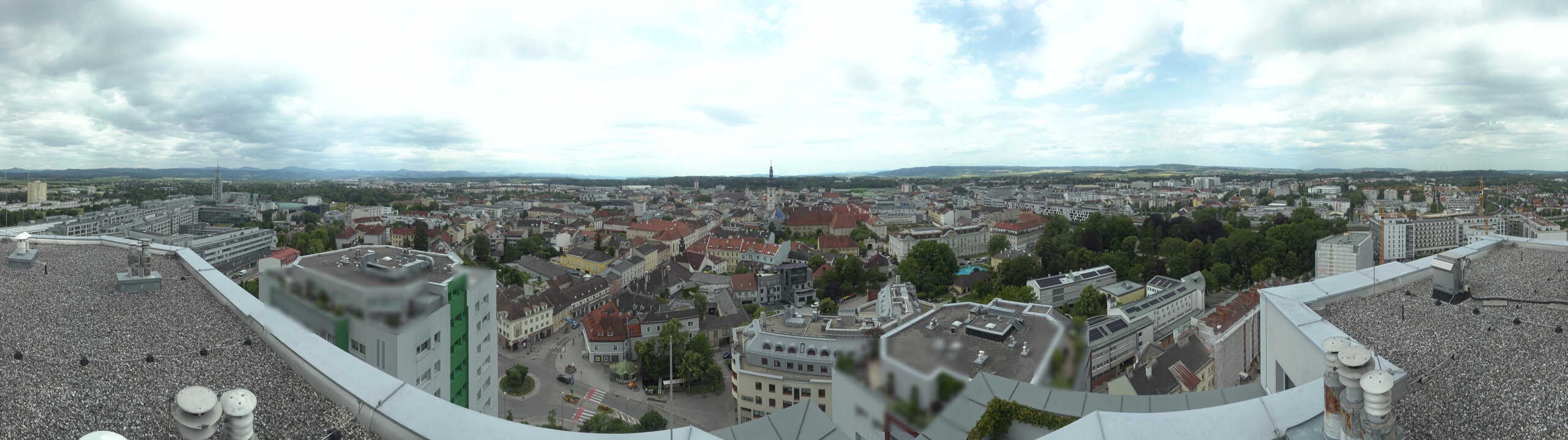 Archiv Foto Webcam St. Pölten - Blick über die Stadt