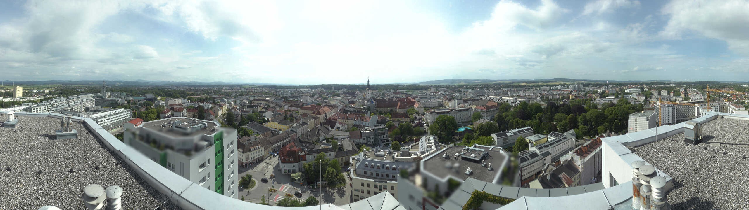 Archived image Webcam St. Pölten - View over the city