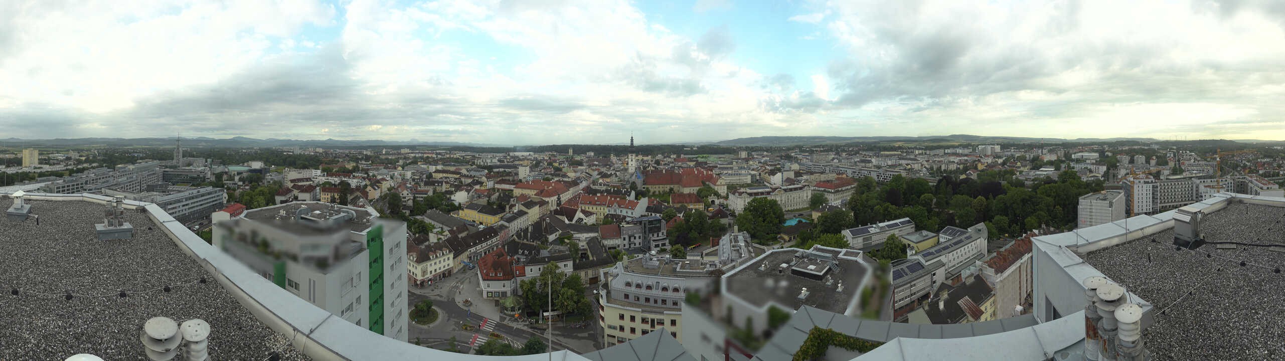 Archiv Foto Webcam St. Pölten - Blick über die Stadt