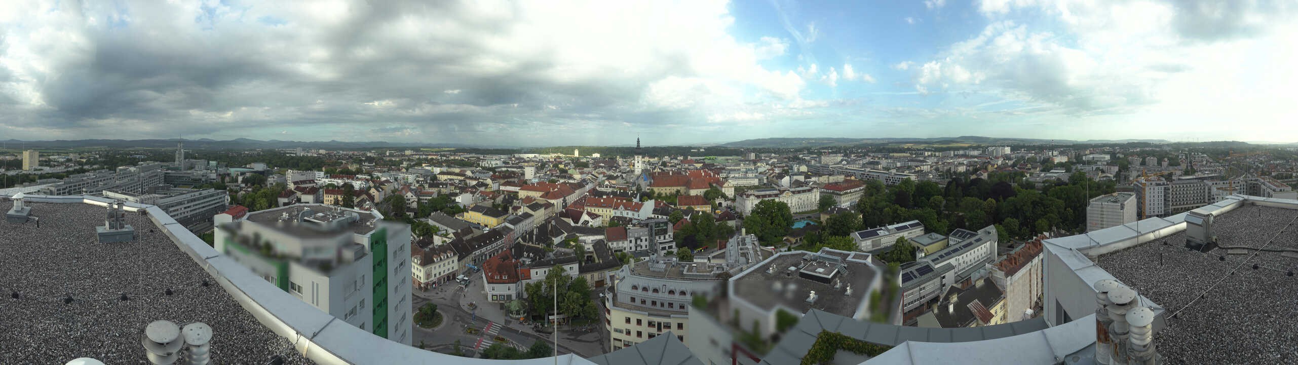 Archiv Foto Webcam St. Pölten - Blick über die Stadt