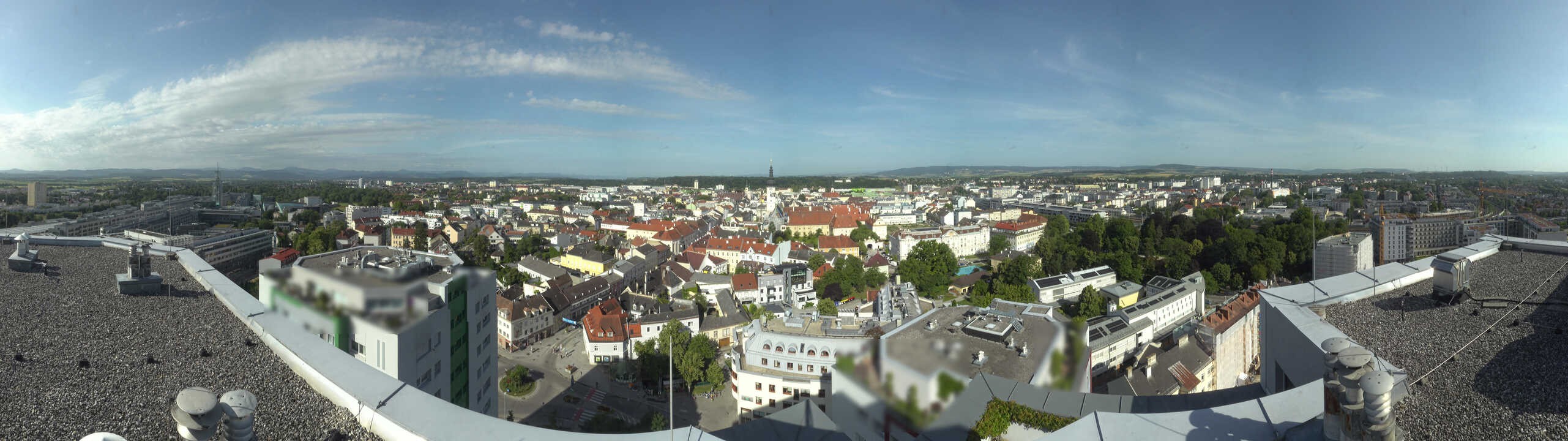 Archiv Foto Webcam St. Pölten - Blick über die Stadt