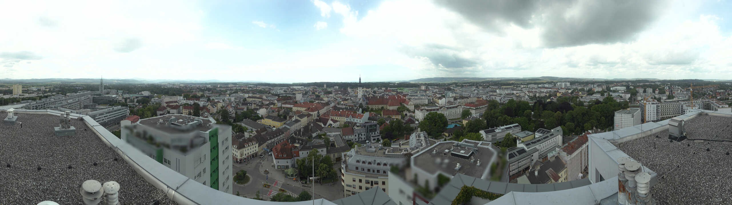 Archiv Foto Webcam St. Pölten - Blick über die Stadt