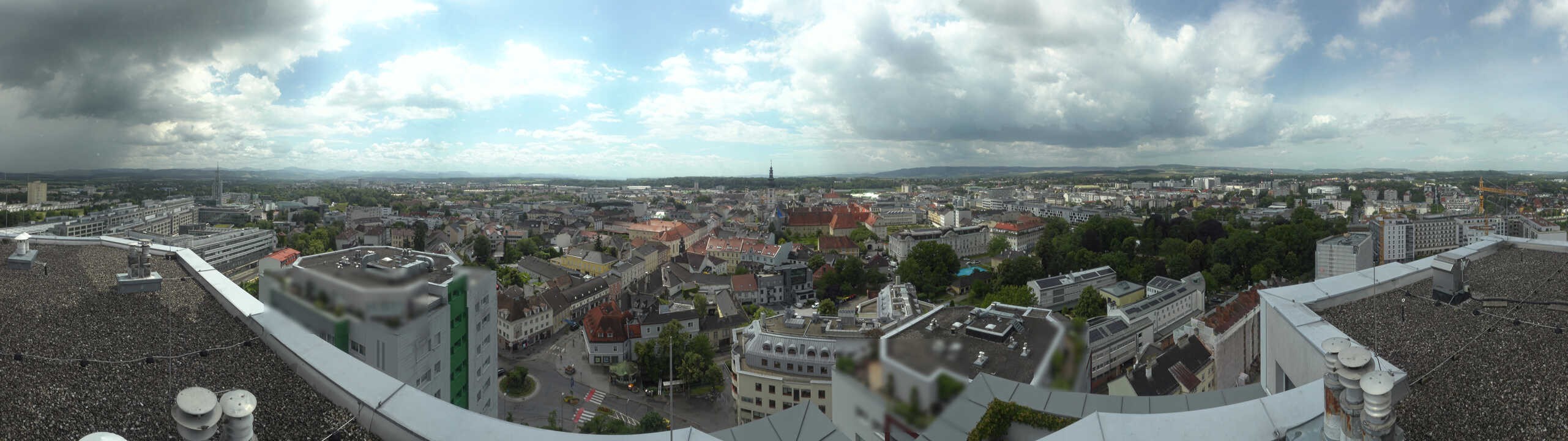 Archiv Foto Webcam St. Pölten - Blick über die Stadt