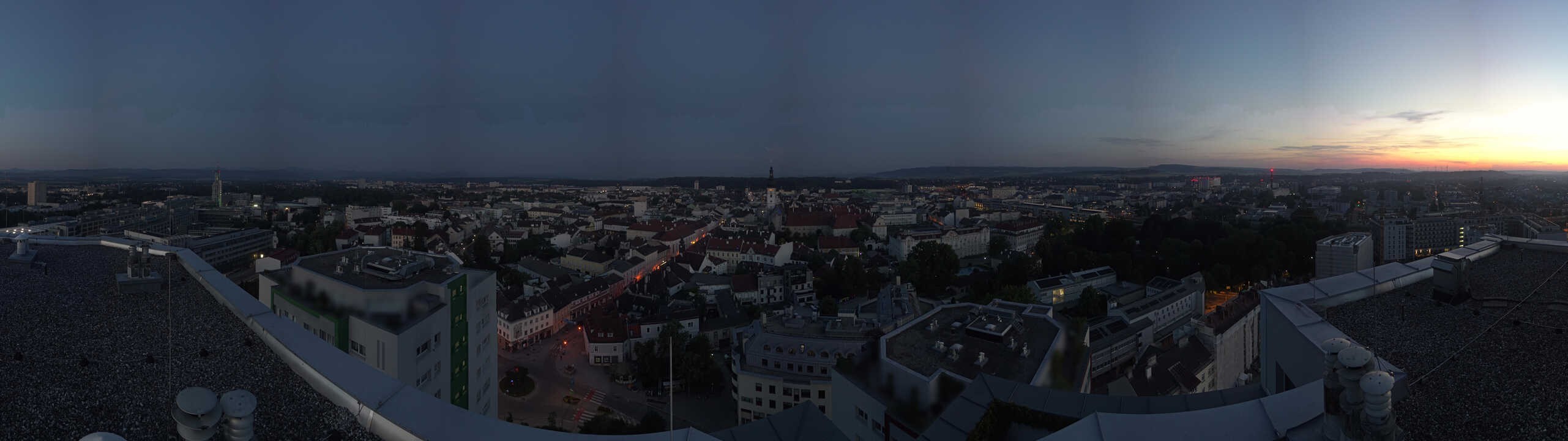 Archiv Foto Webcam St. Pölten - Blick über die Stadt