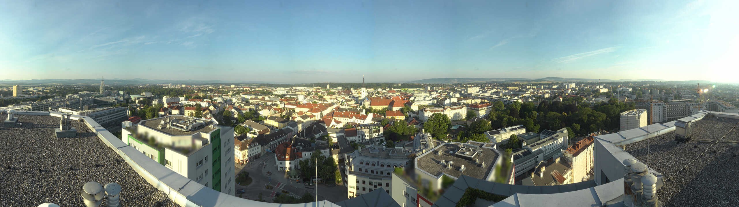 Archiv Foto Webcam St. Pölten - Blick über die Stadt
