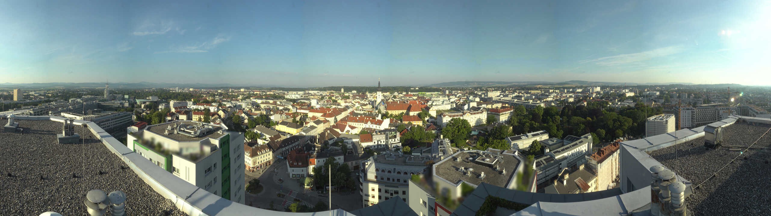 Archiv Foto Webcam St. Pölten - Blick über die Stadt