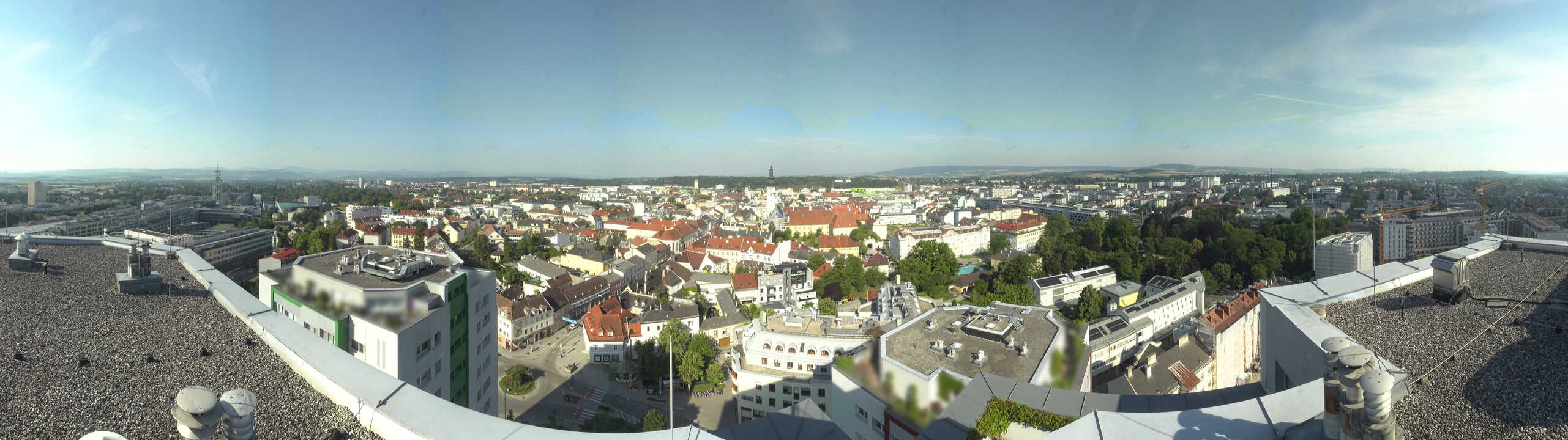 Archiv Foto Webcam St. Pölten - Blick über die Stadt