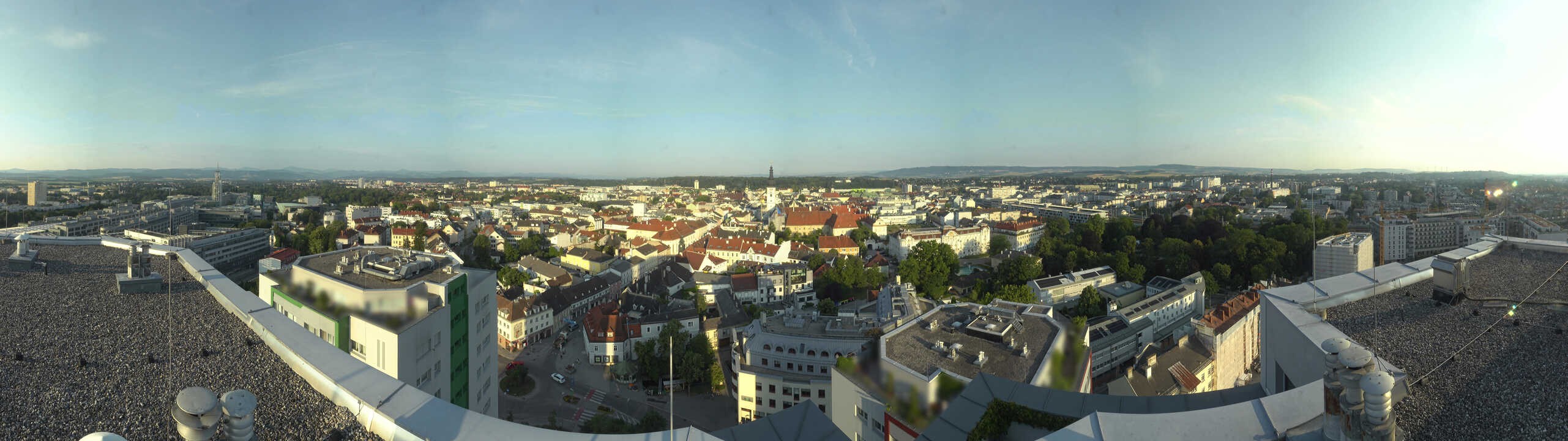 Archived image Webcam St. Pölten - View over the city