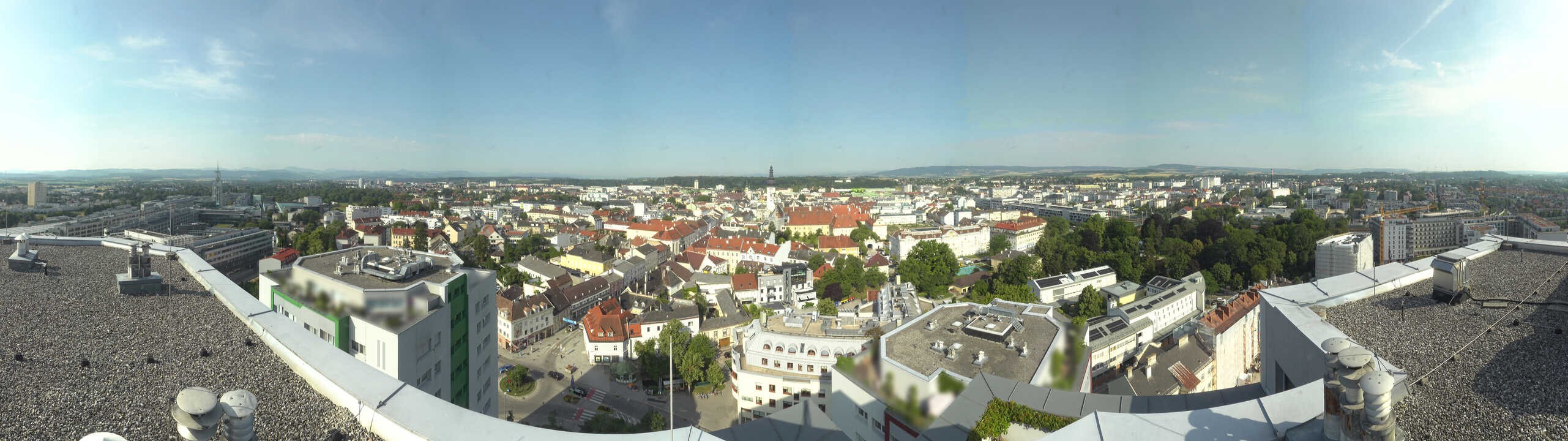 Archived image Webcam St. Pölten - View over the city