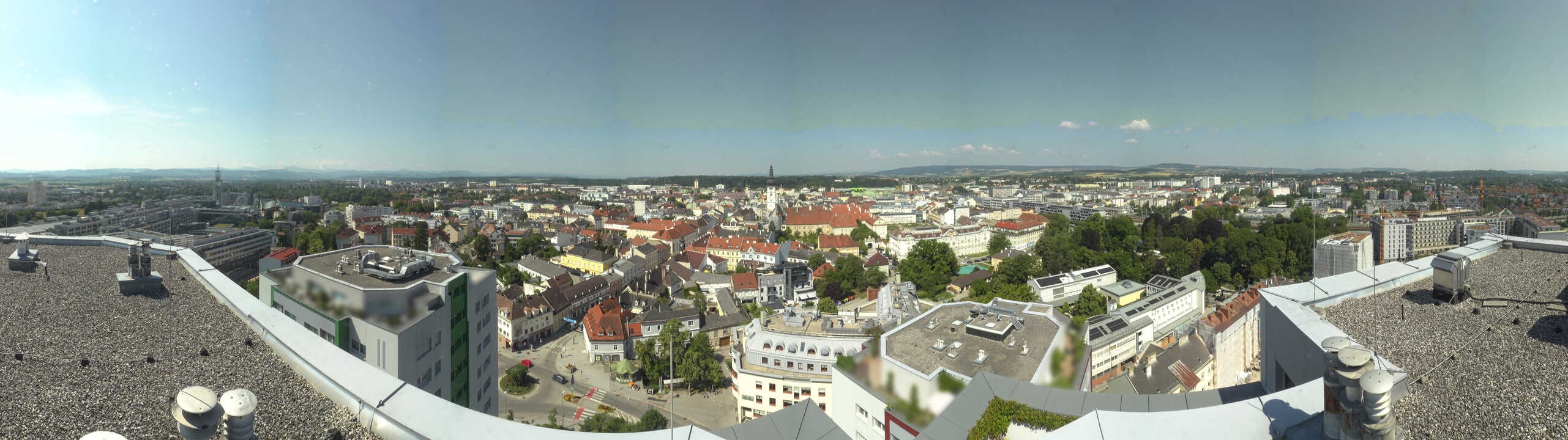 Archived image Webcam St. Pölten - View over the city