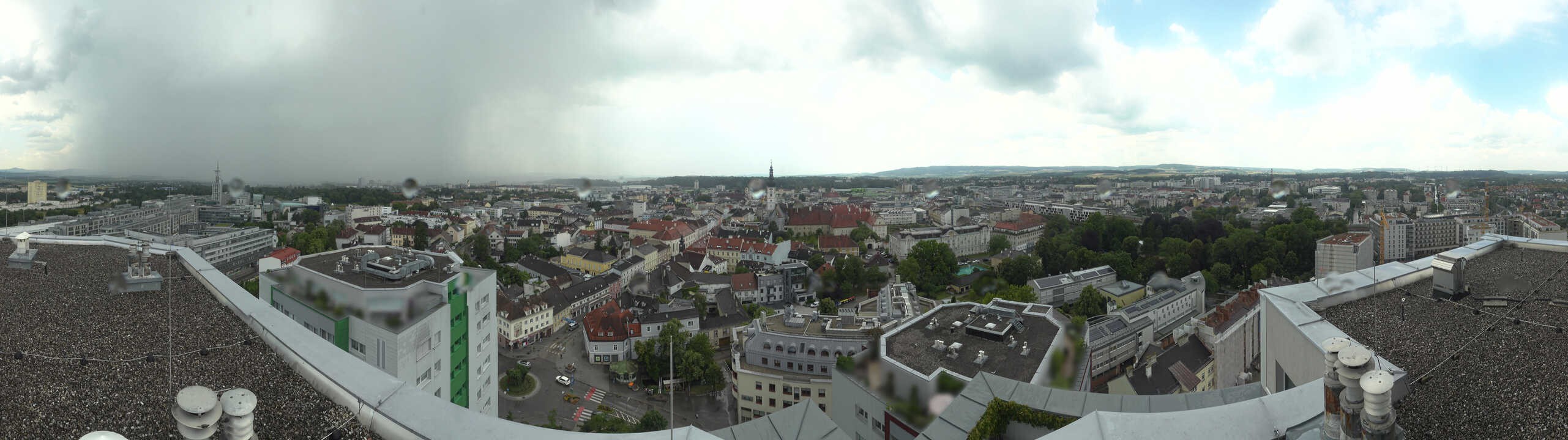 Archived image Webcam St. Pölten - View over the city