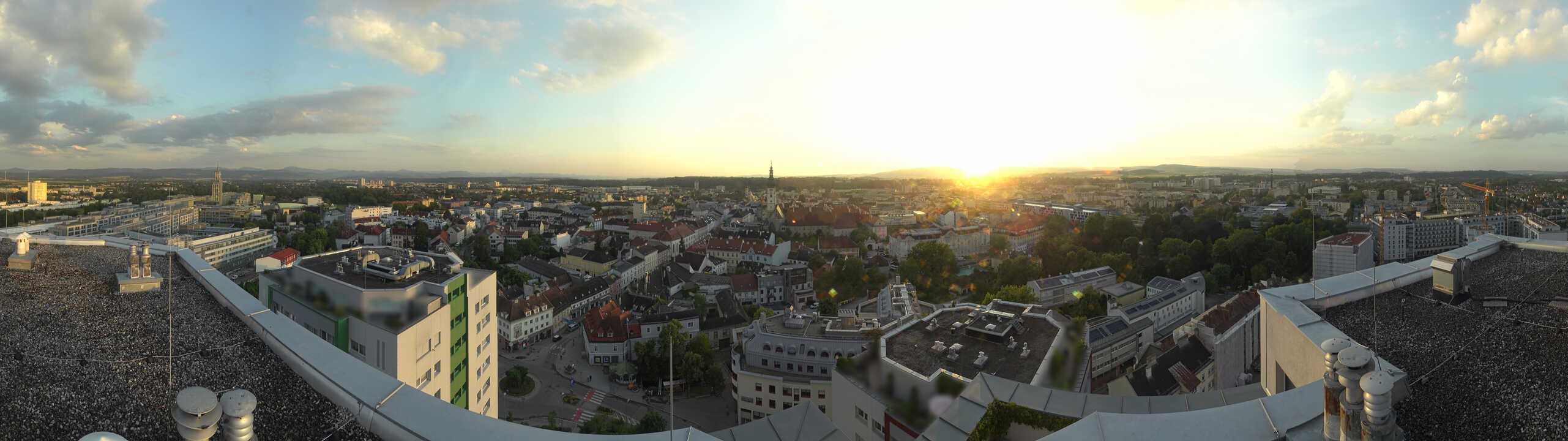 Archived image Webcam St. Pölten - View over the city