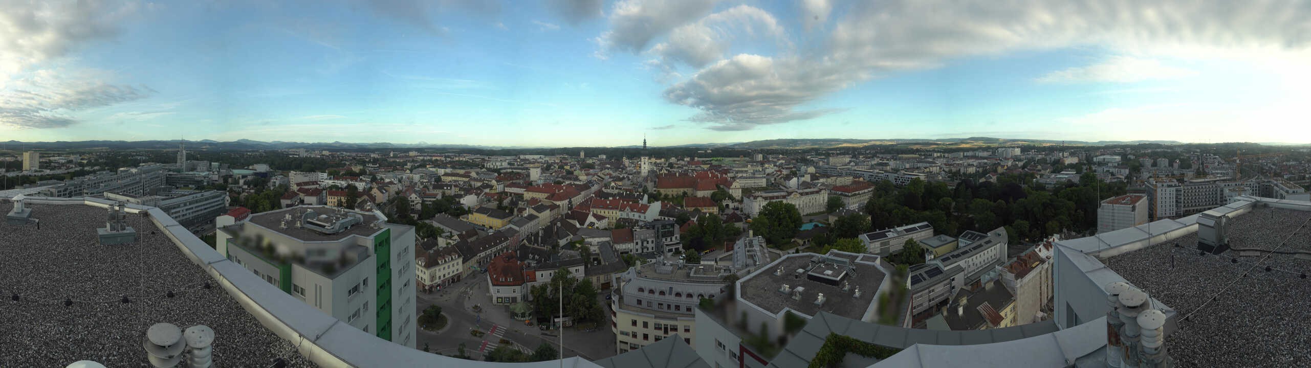 Archiv Foto Webcam St. Pölten - Blick über die Stadt