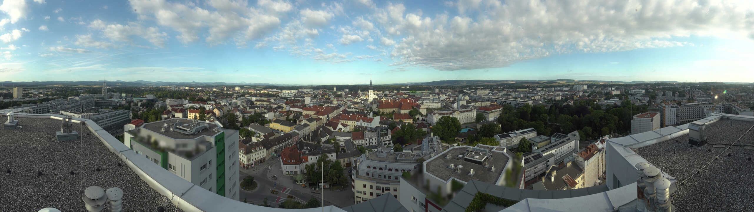 Archiv Foto Webcam St. Pölten - Blick über die Stadt