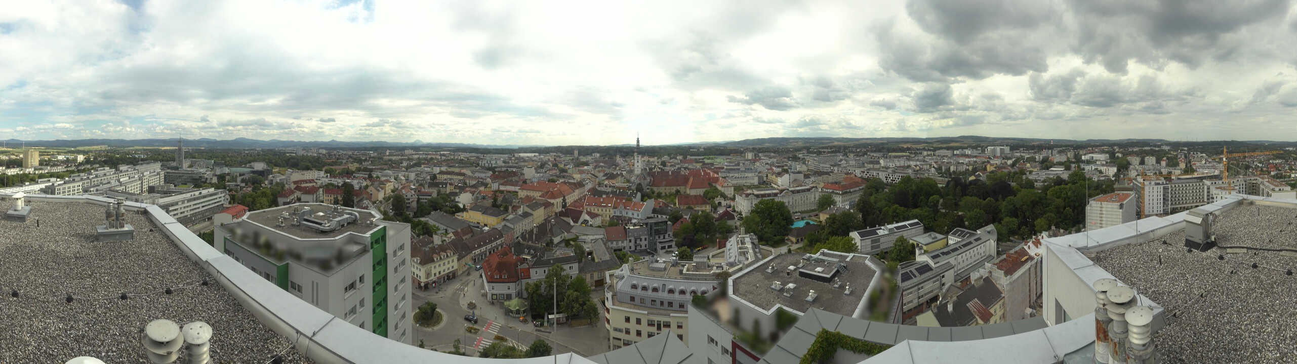 Archiv Foto Webcam St. Pölten - Blick über die Stadt