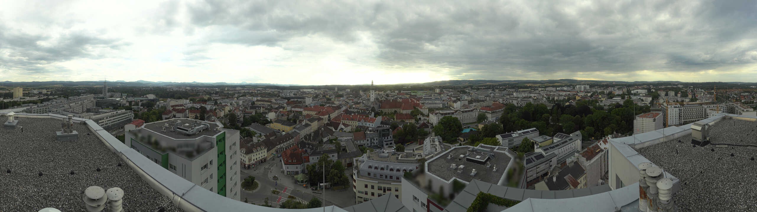 Archiv Foto Webcam St. Pölten - Blick über die Stadt