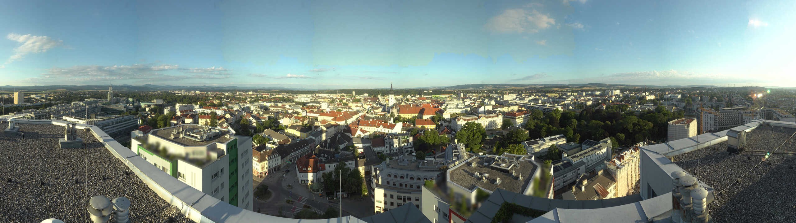 Archiv Foto Webcam St. Pölten - Blick über die Stadt