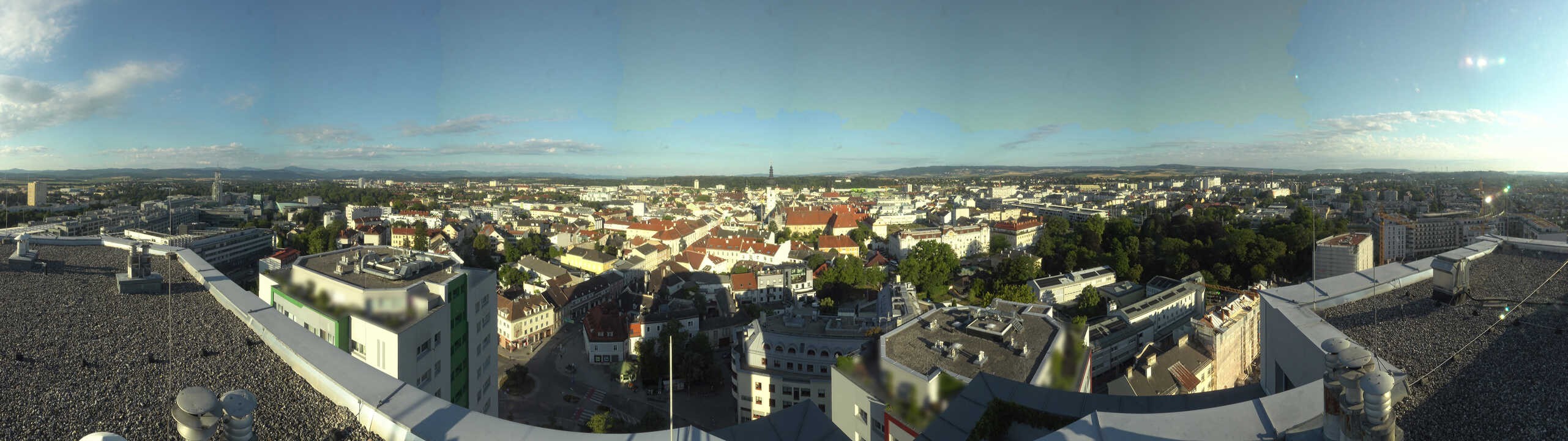 Archiv Foto Webcam St. Pölten - Blick über die Stadt