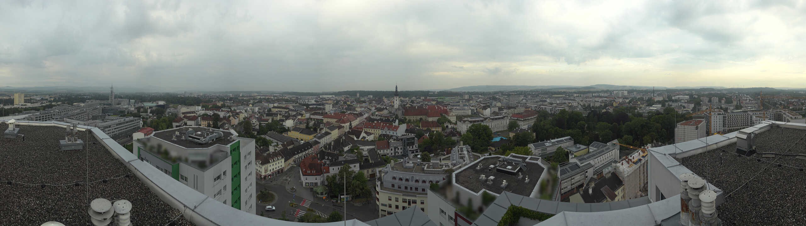 Archived image Webcam St. Pölten - View over the city