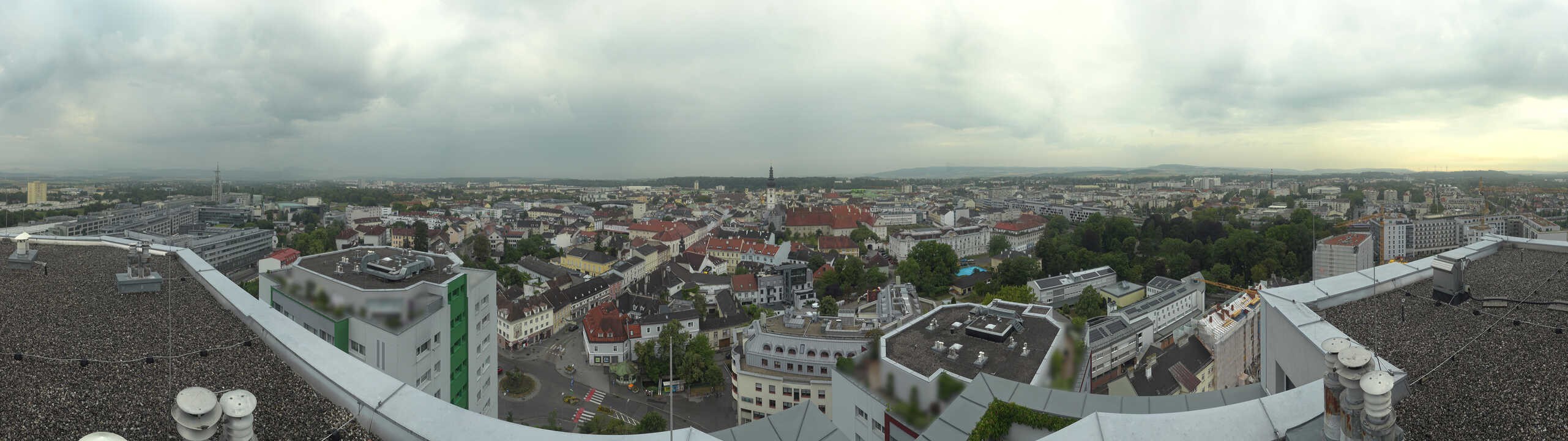 Archived image Webcam St. Pölten - View over the city