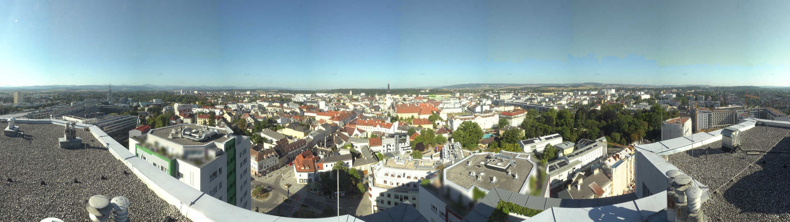 Archiv Foto Webcam St. Pölten - Blick über die Stadt