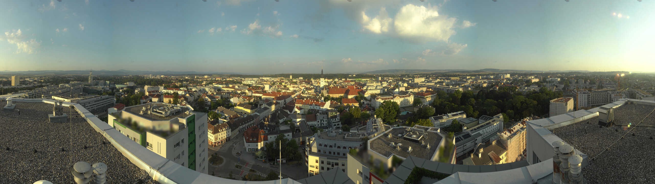 Archiv Foto Webcam St. Pölten - Blick über die Stadt