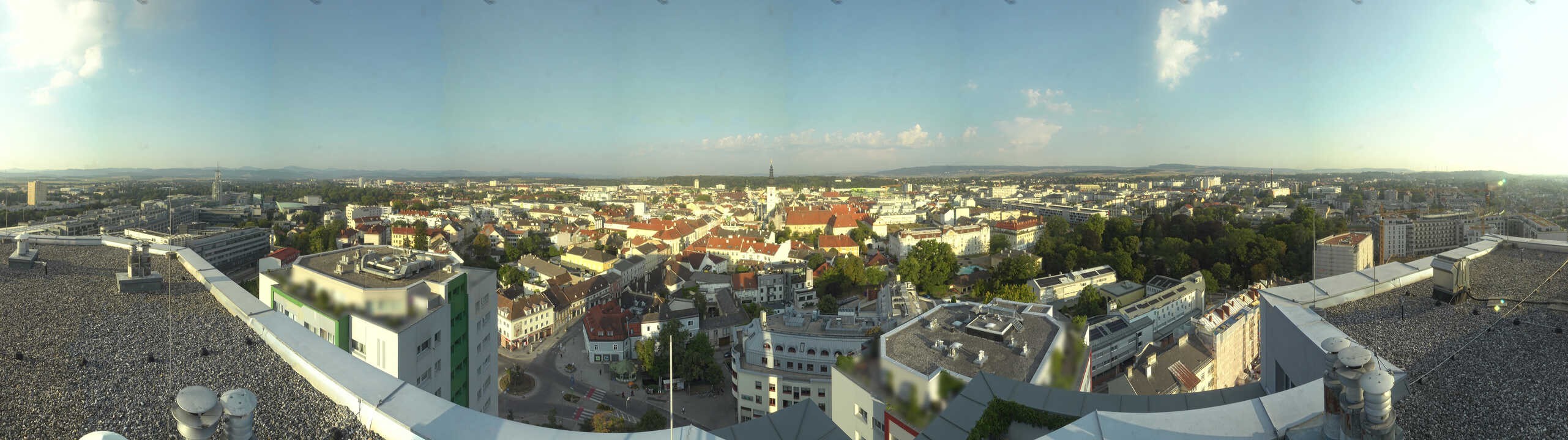 Archiv Foto Webcam St. Pölten - Blick über die Stadt