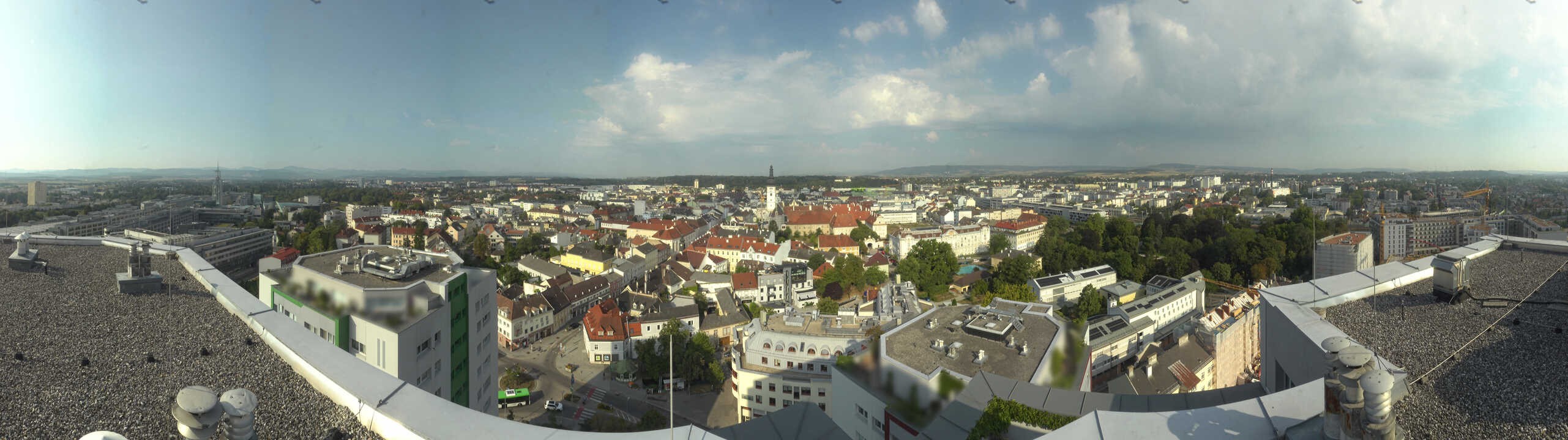 Archiv Foto Webcam St. Pölten - Blick über die Stadt