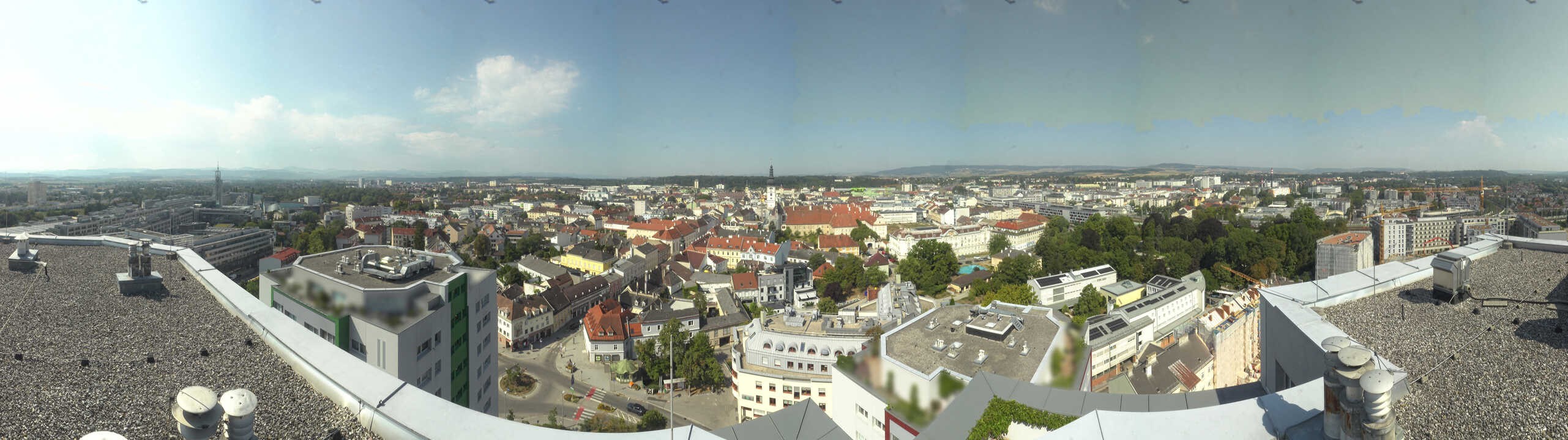 Archiv Foto Webcam St. Pölten - Blick über die Stadt