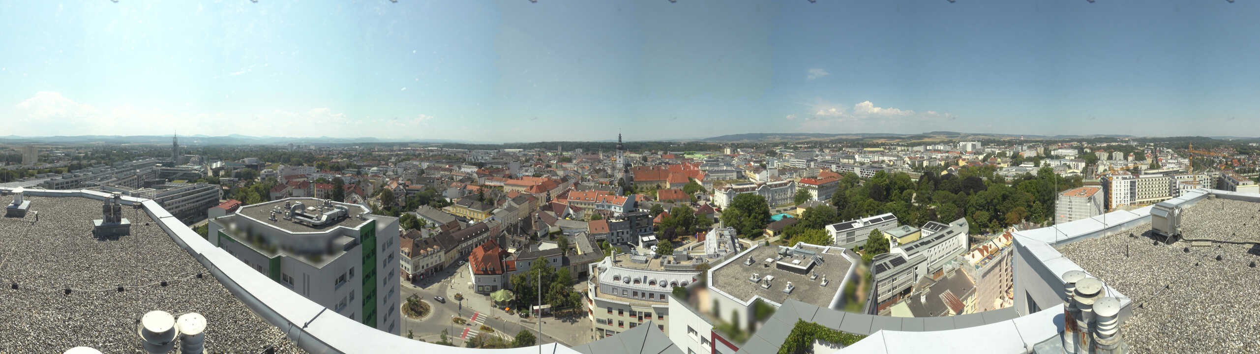 Archiv Foto Webcam St. Pölten - Blick über die Stadt