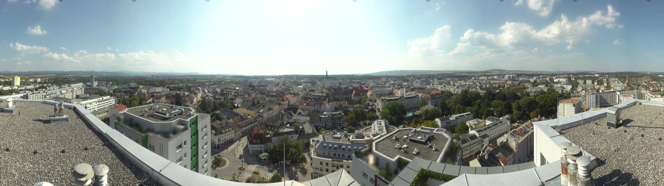 Archiv Foto Webcam St. Pölten - Blick über die Stadt