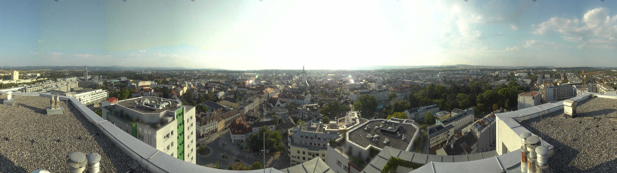 Archiv Foto Webcam St. Pölten - Blick über die Stadt
